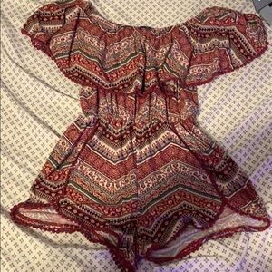 rue 21 patterned romper